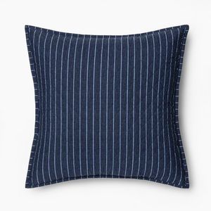 Threshold EURO Navy White Stripe Pillow Sham